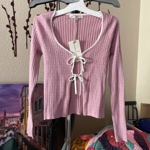 Mauve Pink Cardigan